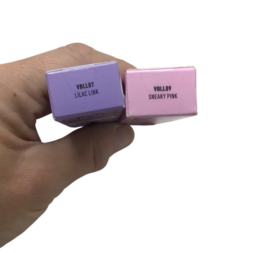 (2)-NYX PROFESSIONAL MAKEUP Vivid Brights Liquid Eyeliner Liner - LILAC & PINK